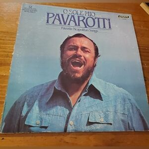 Lusiano Pavarotti , O Sole Mio, Opera Double Feature Lusiano LP , Rare 1979